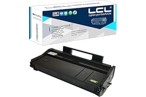 LCL Cartouche de Toner Compatible 407166 SP100 SP112 (1 Noir) Remplacement pour Ricoh Aficio SP 100,SP 100E,SP 100SU,SP 100SF,SP 112,SP 112SU,SP 112SF