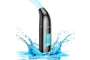 HOOJTNY Alcoholímetro Homologado dgt, Alcoholímetro Portátil Certificado Profesional Digital Recargable por USB Alcoholimetro Sensor semiconductor