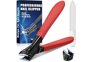 METEOROCK Tagliaunghie, Tagliaunghie Professionale, Tagliaunghie Per Unghie Spesse, Taglia Unghie Per Mani, Taglia Unghie Per Piedi, Tagliaunghie Con Lima Per Unghie, Per Pedicure E Manicure, Tagliaunghie Uomo