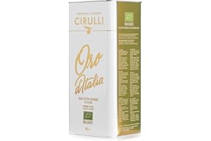 Frantoio Oleario Cirulli Olio Biologico Extravergine Oliva Italiano - Estratto a Freddo Lattina (3 Litri)
