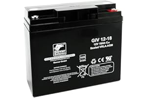 Banner Batterie Stand by Bull 12 Volt 18 Ah Typ GiV 12-18 Akku Notstrombatterie Brandmeldeanlage Alarmanlage
