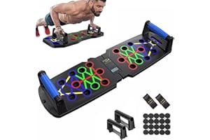 FumyFumy Liegestützgriffe Liegestütze Brett, Push Up Board Liegestützbrett Fitnessgeräte für Zuhause Calisthenics Equipment, Fitness Zubehör Sportgeräte Liegestützgriffe mit Zählfunktion