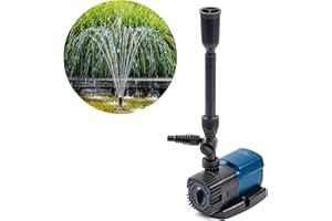 BLUGARDA BluFlow Control 1.800 - Pompe de fontaine - Avec kit pour fontaine - Pompe de bassin réglable - Pompe de filtration - 1 800 litres par heure - 11 watts