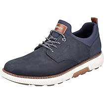 Rieker B3354 Slipper voor heren, blauw, 40 EU Breed