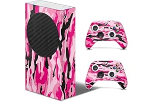 giZmoZ n gadgetZ GNG Pink Camo Skins Compatible with Xbox Series S Console Decal Vinal Sticker + 2 Controller Set