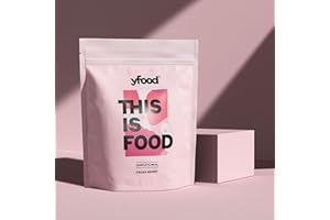 ‎YFOOD yfood Trinkmahlzeit Fresh Berry – 12 Mahlzeiten à 400 kcal in Pulverform – 25g Protein, Vitamine & Mineralstoffe - Geschmack: Beere