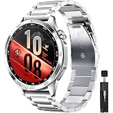 Rongep [Stainless Steell] Huawei ile Uyumlu 22mm Kordon GT7/GT7 Pro/GT6/6 Pro/Runner 2/GT5/5 Pro/GT4/GT3 46mm i&ccedil;in Katlanır T