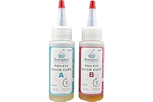 BRAMPTON TECHNOLOGY, LTD. Brampton PRO-FIX Quick Cure Golf Epoxy - 30 Minute Golf Club Repair - Golf Epoxy for All Golf Shafts, Golf Heads, Drivers, Putters, and Irons - Engineered for The Golf Industry