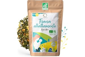 ORIGEENS TISANA ALLATTAMENTO BÉBÉ BIO 100 g | Infuso Bio lattazione e digestione | Caldo o come tè freddo | Tisana Fieno Greco, Zenzero, Curcuma e Limone, Ortica, Moringa