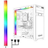 GIM KB-14 RGB Striscia luminosa per PC per custodia da gioco, magnetica indirizzabile LED striscia kit, connettore 5V ARGB 3P