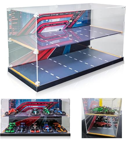 Vitrine Acrylique Pour Mercedes-AMG F1 W14 E Performance – Boîte Transparente Anti-poussière 70x30x20 Cm
