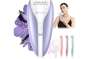BUBBACARE Epilator, Silent Smooth Glide Epilator for Women, 2 Speeds Facial Hair Removal Device with Silent Design, Cordless Rechargeable Hair Removal Epilators for Women Face Legs Bikini Arms Legs