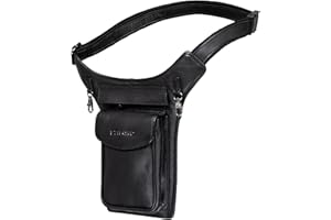 STILORD 'Frankie' Marsupio Crossbody in Pelle Vintage Marsupio a Tracolla Elegante per Uomo Donna Borsello da Cintura Cuoio Vera Zainetto Monospalla