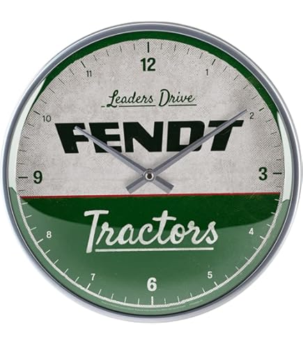 John Deere Service & Parts. Wandklok 31 cm en 6 dik