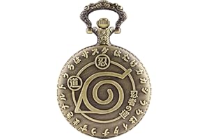 Tiong Montre gousset à gousset pour homme - Montre de poche à quartz Steampunk - Collier souvenir - Cadeau pour femme et homme