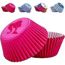 100 Pirottini Carta Per Cupcake Sirena | Stampi Muffin Colorati Per Feste - Carta Oleata Alimentare 5x6.8cm - Foto 10