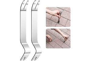 Waldd 2-Piece Patio Paver Extractor - Raise Sunken Brick Tool for Garden & Lawn