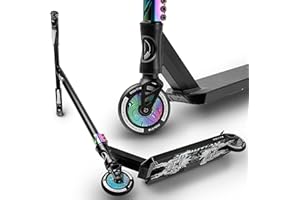 Movino Haze Patinete de acrobacias Trick, Freestyle Roller | Patinete para niños, adultos y principiantes a partir de 8 años | IHC | Ruedas de 110 mm Full Core | Neochrome