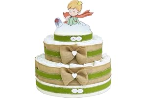Viale Magico Torta Pannolini Neonato Piccolo Principe, Idea Regalo Nascita Economica e Originale