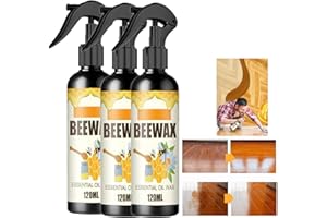 HDNAIHPP Natural Micro-Molecularized Beeswax Spray, Beeswax Spray Cleaner, Bees Wax Furniture Polish and Cleaner, Beeswax Furniture Polish Wood Wax Spray (3 PCS)