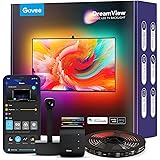 Govee TV LED Striscia, RGBIC Luci Smart Retroilluminazione WiFi 5m con Fotocamera, Strisce LED RGBIC per TV e PC 75-85 Pollic