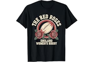ENGLAND RUGBY NEW TEES England Rugby English Flag Rugby England women The Red Roses T-Shirt