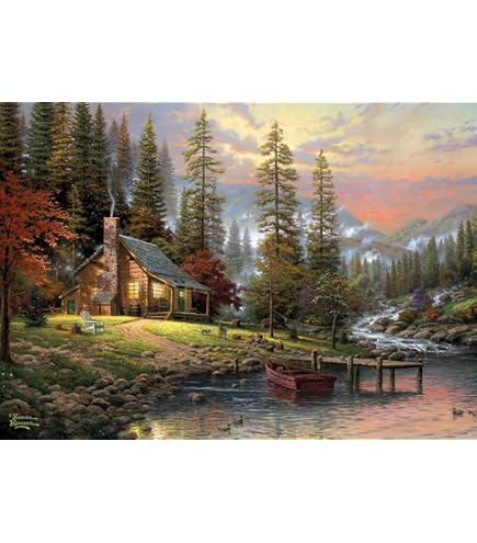 Ravensburger Puzzle Mare E Monti – 2x500 Pezzi – Doppio Divertimento Per Adulti E Ragazzi – 49x36 Cm