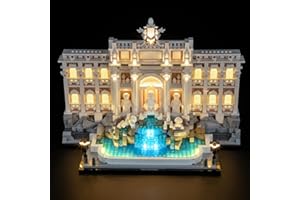 BRIKSMAX Kit de iluminación LED para LEGO Architecture Fontana di Trevi - Compatible con Lego 21062 Building Blocks Model- No incluir el conjunto de Lego