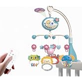 Pilli Işıklı M&uuml;zikli Kumandalı Projekt&ouml;rl&uuml; Sabitlemeli &Ccedil;ıngıraklı Dişlikli D&ouml;nence - Uyku Arkadaşı (Mavi)