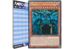 Andycards Yu-Gi-Oh! - Obelisk Il TORMENTATORE - Ultra Rara LDK2-ITS02 in Italiano + Segnapunti