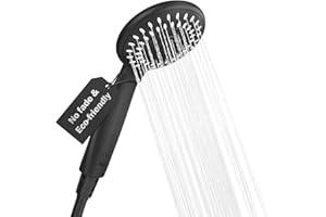 H&S Shower Head_Black spraying