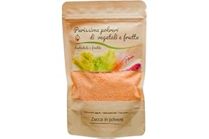 Biocal® - Polvere di zucca naturale disidratata per pane, pasta, dolci e vellutate, ideale per risotti, mix pumpkin spice e ricette autunnali, addensante vegetale senza zuccheri aggiunti - 60g