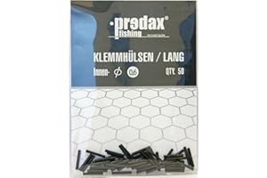 ‎PREDAX Predax Klemmhülsen - 50 Quetschhülsen für Stahlvorfächer