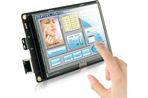 SCBRHMI 7 pulgadas HMI de alta resolución TFT LCD pantalla táctil resistente módulo con puerto UART para Arduino Esp32 8266 Raspberry Pi STM32