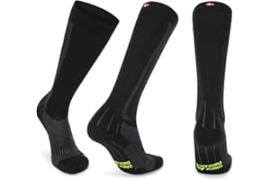 DANISH ENDURANCE Kompressionsstrümpfe, 21-26 mmHg, Sport Kompressionssocken, Stützstrümpfe, Thrombosestrümpfe, Unisex, für Herren & Damen, 1 Paar