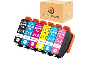 Nextpage 378XL wkłady zamienne do Epson 378XL 378 kartridże do drukarek Epson Expression Photo XP-8500 XP-8505 XP-15000 XP8505 XP8500 wkłady (BK, C, M, Y, LC, LM)