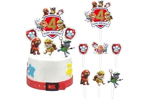 SHENGRUILI Tortendekoration Cake Topper Set,7 Stück Tortendeko,Happy Birthday Tortenaufsatz,Muffin Deko,Cupcake Topper Deko,Kindergeburtstag Party Geburtstag Deko Tortendeko Geburtstag Mädchen Junge