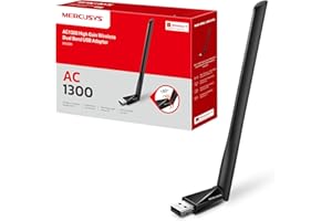 MERCUSYS TP-Link MA30H WiFi USB AC1300Mbps, Chiavetta WiFi, Antenna WiFi Usb per PC, Alto Guadagno, Wireless Dual Band, MU-MIMO, WPA3, Windows 11/10