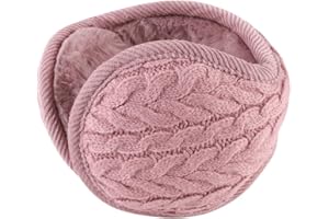 XINCHIA Winter Ear Muffs Warm Earmuffs Classic Fleece Foldable Earmuffs Wraparound Solid Soft Plush Ear Muffs Unisex Outdoor Snowboarding Ear Warmers Winter Ear Cover Ear Protector for Men Women Xmas Gift