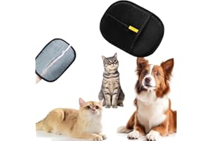 leersao 2 Guanti magnetici in Pelliccia, Guanti per la Cura del Pelo su Entrambi i Lati, Guanti riutilizzabili, per la rimozione dei peli di Animali, per la Pulizia di Vestiti, tappeti e divani