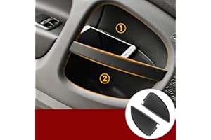 YIWANG Aufbewahrungsbox für Autotürgriff, ABS-Kunststoff, Behälter, Handschuh, Auto-Organizer für Benz Smart 453 Fortwo 2015–2019