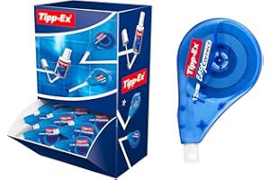 BIC Tipp-Ex Easy Correct Rubans Correcteurs (Très Résistants), Parfait pour l'Ecole et au Bureau, 12 m x 4,2 mm, Boîte de 20