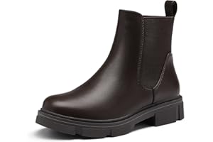 DREAM PAIRS Stivaletti Chelsea da Donna Stivali alla Caviglia Chelsea Booties