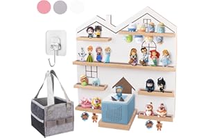 Givilio Großes Tonie-Regal für Toniebox – Toniebox-Aufbewahrung für All Ihre Tonie-Accessoires, Toniebox-Figuren und Toniebox-Figuren, Display-Kollektion, Tonie-Regal (weiß)