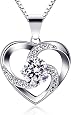 Collier Élégant Avec Pendentif Zircone Cubique - Chaîne Invisible 40cm - Argenté - Neuf Avec étiquettes