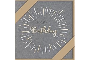 BSB Kartka urodzinowa Nature Card Handmade - Happy Birthday 15,5 x 15,5 cm