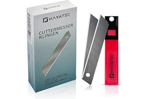 Alaskaprint 60x SK5 Cuttermesser Klingen 18mm Teppichmesser Klingen Cuttermesser Ersatzklingen Cuttermesser Abbrechklingen 18mm Cuttermesser Klingen 18mm