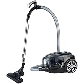 Karaca Suction Cup S6 Vacuum Cleaner, 899 W, 75 dB Sound, 2.8 L Hopper, HEPA 13 Filter, 6 m Cable, Black
