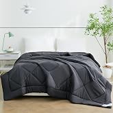 WAVVE Lightweight Duvet, 220 x 240 cm, 135/150 Bed, Grey | Hollow Fibre Duvet Filling, Soft and Breathable, Ideal for Spring,