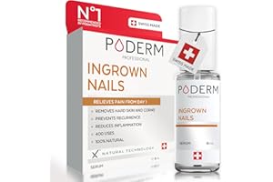 Poderm Emollient for Ingrown Toenail Treatment | Swiss-Made Nail Softener for Thick, Curved Nails | Relieves Pain, Prevents Infection - Lubricates the Nail & Softens Calluses | Created by a Podiatrist